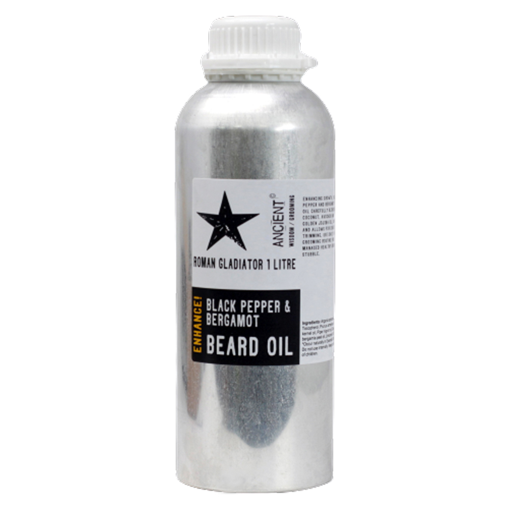 1 Litre Beard Oil - Roman Gladiator - Enhance! - 1 Piece (BeardoB-04)