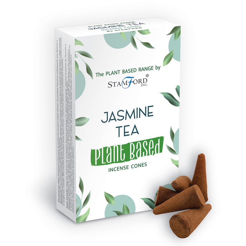 Plant Based Incense Cones - Jasmine Tea - 1 Piece (SPBiC-02)