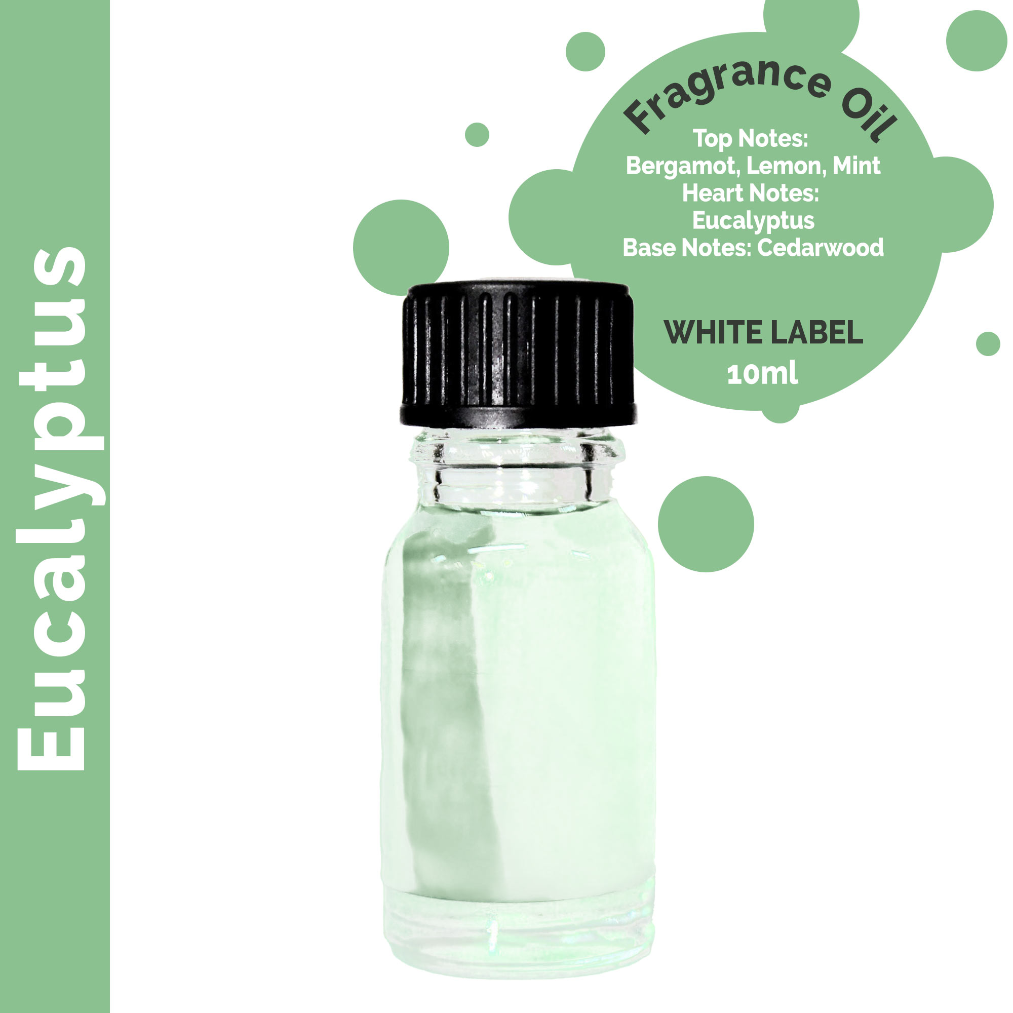 10 ml Eucalyptus Fragrance Oil - UNLABELLED - 1 Piece (ULFO-22)