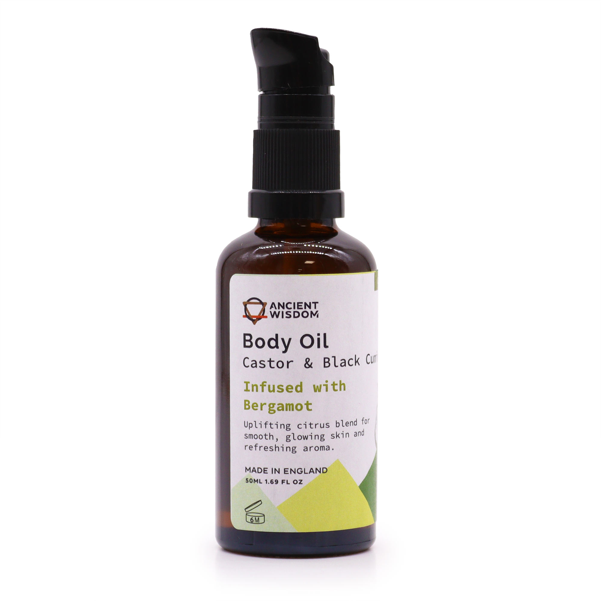 Organic Body Oil 50ml - Bergamot - 1 Piece (OBO-04)